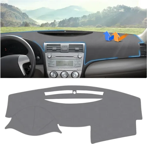 Vista 47 de Autorder Tapete de cubierta de tablero para Dodge Ram 1500 2500 3500 2019-2023 2024 2025 2026 Accesorios Cubierta de salpicadero de franela
