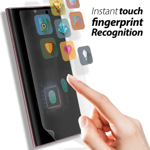 Vista 2 de Whitestone - Protector de pantalla ultra flexible para Galaxy S22, paquete de 2 protectores de cámara con 2 protectores de pantalla, paquete de 4