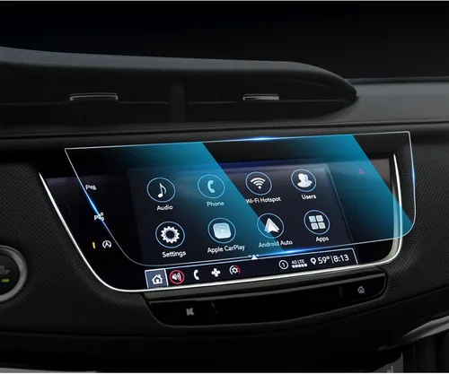 Vista 8 de CDEFG Paquete de 2 protectores de pantalla de vidrio templado para Cadillac XT5 XT6 para Cadillac XT5 XT6 Accesorios 2017 2018 2019 2020 2021 2022