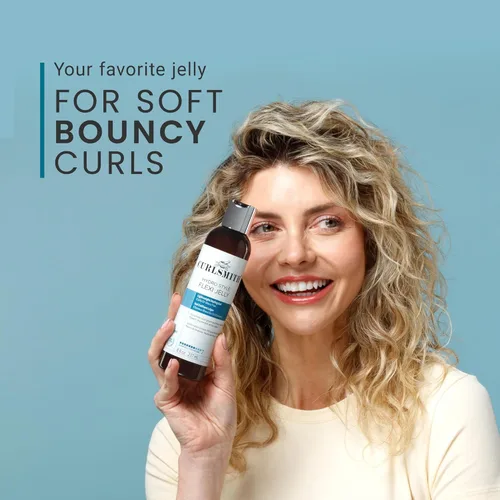 Vista 6 de CURLSMITH - Hydro Style Flexi-Jelly - Gel definidor vegano para cabello ondulado, rizado o enrollado