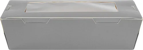 Vista 15 de Restaurantware Cafe Vision - Cajas desechables de 42 onzas para llevar, 200 cajas de papel para alimentos, bloqueo de bisagra, resistente a