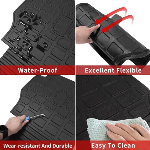 Vista 5 de powoq Alfombrilla de respaldo compatible con Mazda CX-5 2017-2023, protector de asiento trasero de repuesto para Mazda CX-5 2017 2018 2019 2020 2021