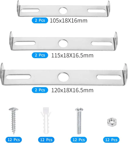 Vista 3 de Soporte de montaje de lámpara de 4.1 a 4.7 pulgadas, kit cuadrado, placa de luz de techo, soporte de montaje en pared, barra transversal