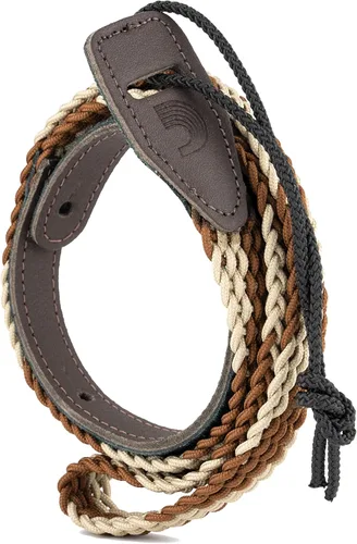 Vista 5 de D'Addario Accesorios Correa para Mandolina - Accesorios para Mandolina - Correa trenzada para Mandolina - Negro