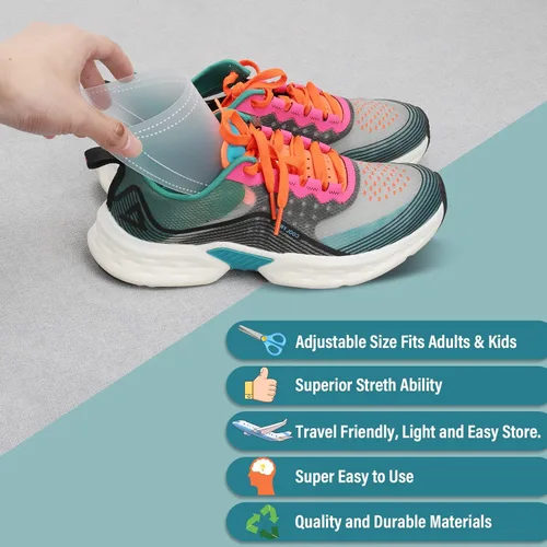 Vista 6 de YOLOPARK 6 Pairs Shoe Tree Inserts for Men Women, Shoe Shaper for Sneaker Leater Golf Mules Shoes &Boot