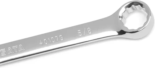 Vista 5 de SATA Juego de llaves combinadas de 15 piezas de 12 puntos Tamaños SAE de 1/4 a 1 pulgada Carga fuera de esquina ST08411G