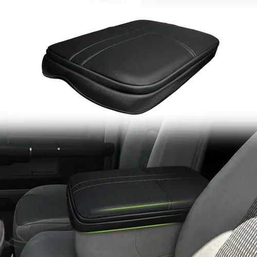 Vista 118 de Muslogy Funda para reposabrazos de consola central apta para Chevy Silverado/Tahoe y GMC Sierra/Yukon 2007-2013, cómoda almohadilla