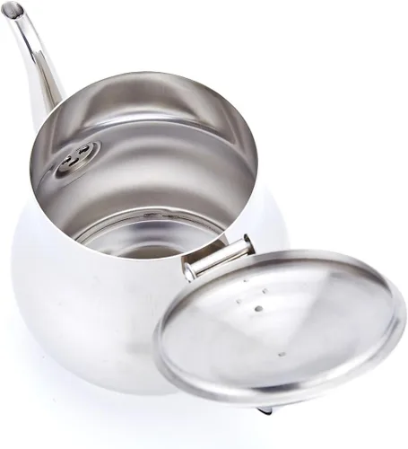 Vista 4 de SANQIAHOME Tetera pequeña de acero inoxidable de 360ml (13Oz)