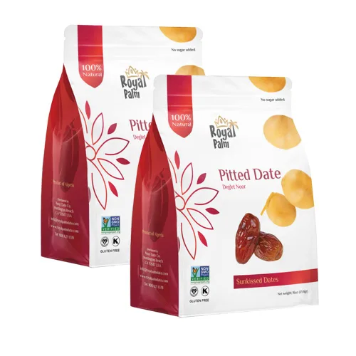 Vista 7 de Royal Palm Deglet Noor Dates 16oz (Paquete de 1) – Dátiles Secos Naturales Sin Hueso para Hornear – Sin OGM, Kosher, Crudos, Sin Azúcar Añadida