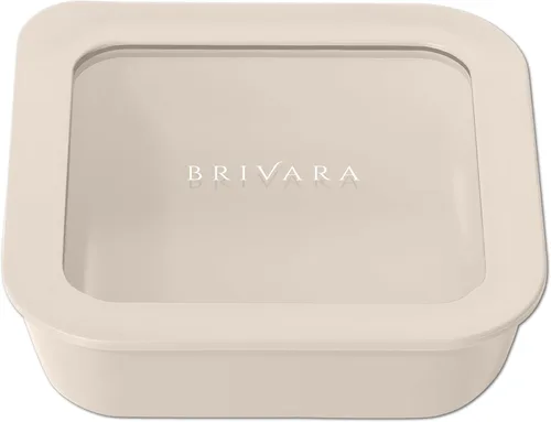 Vista 49 de Recipiente de almacenamiento de alimentos de vidrio con recubrimiento cerámico Sin PTFE, PFOA, PFAS y BPA Recipiente reutilizable no tóxico