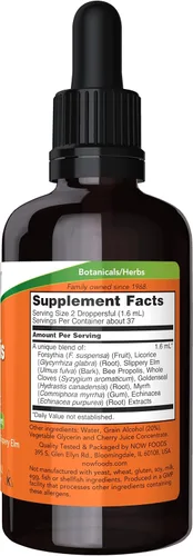 Vista 2 de NOW Foods Suplementos, Propolis Plus Extracto líquido con gotero, suplemento herbario, 2 onzas