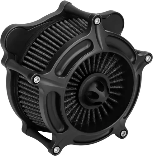 Vista 11 de Filtro de admisión de filtro de aire de corte CNC negro de aluminio para Harley DYNA 1993-2016, Touring Street Glide Electra Glide 1993-2007