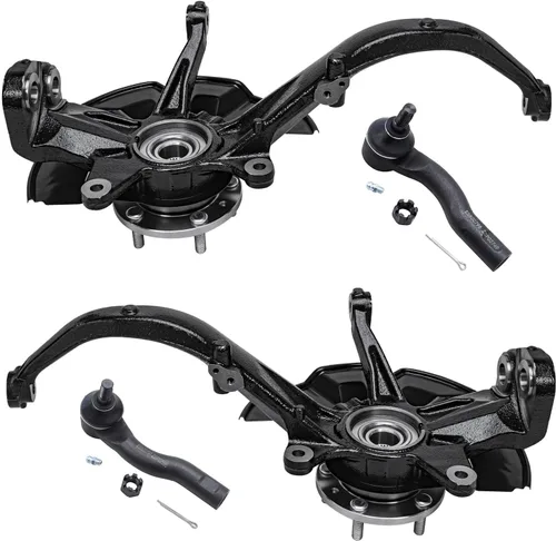 Vista 36 de Detroit Axle - Conjunto de manguetas de dirección delanteras de 2 piezas para Hyundai Accent 06-11, 2 manguetas de dirección y conjunto de buje