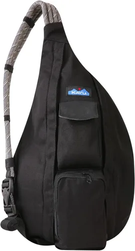 KAVU Bolsa de hombro, bandolera de cuerda original con correa de hombro de cuerda ajustable