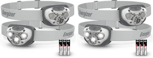Vista 17 de Energizer Linterna Frontal LED PRO (Paquete de 2), Linternas Frontales Resistentes al Agua IPX4, Luz de Cabeza de Alto Rendimiento para Exteriores