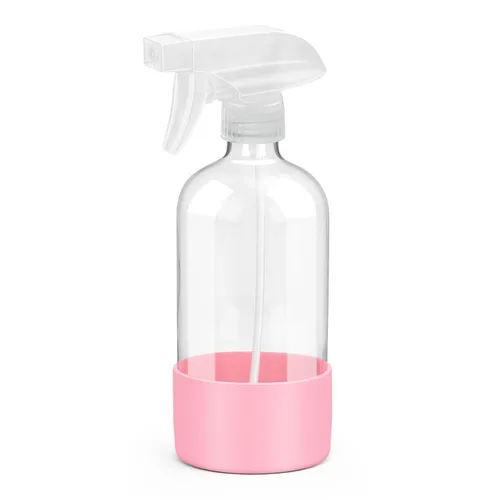 Vista 9 de Rionisor - Botellas de cristal con rociador con protección de manga de silicona, contenedores recargables vacíos de 16 oz, Negro, 1 paquete