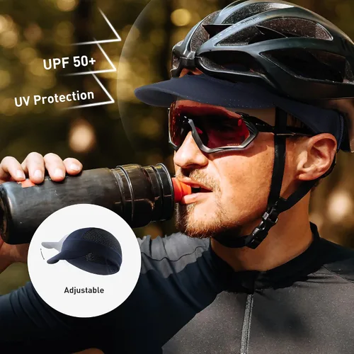 Vista 2 de Arcweg Gorras de ciclismo transpirables para debajo del casco, sombrero de bicicleta que absorbe el sudor, sombrero a