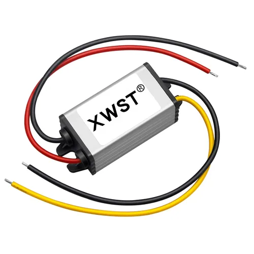 Vista 9 de 12V 24V reductor de voltaje convertidor de 5V 1A 5W, regulador de 5 voltios impermeable DC/DC Buck transformador fuente de alimentación