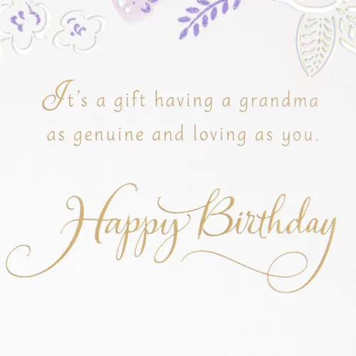 Vista 5 de Hallmark Tarjeta de cumpleaños para la abuela (regalo maravilloso)