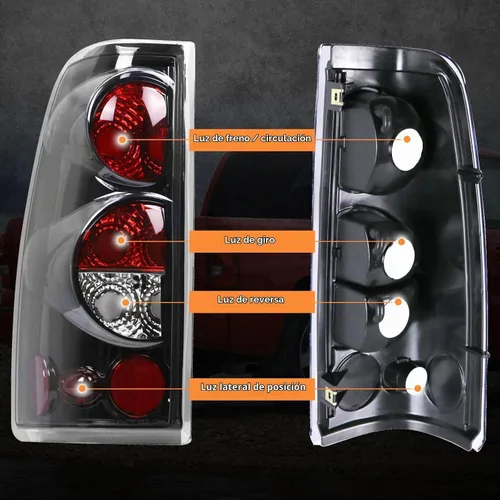 Vista 3 de Luces traseras para Chevy Silverado 1999-2006 1500 2500 3500 2007 Classic