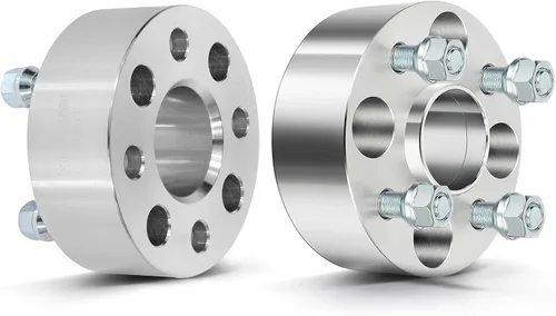ECCPP 2 espaciadores de rueda de 2 pulgadas y 1.969 in centrados en 4 lengüetas de 0.157 x 3.937 in a 0.157 x 3.937 in para Chevrolet Aveo 2004-2008