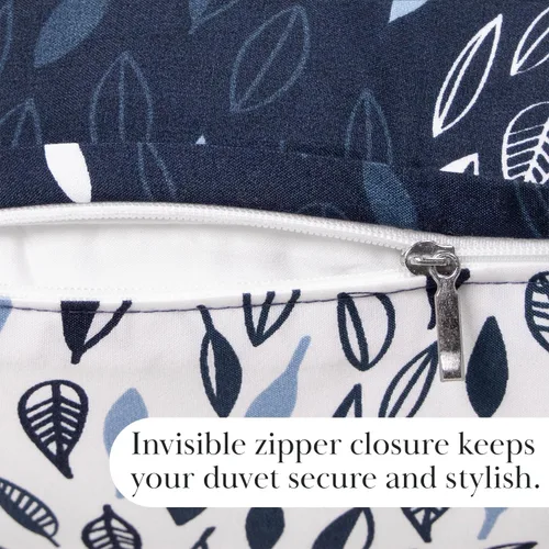 Vista 5 de Southshore Fine Living, Inc. Juego de funda de edredón tamaño King, reversible, juego de ropa de cama de microfibra de alta calidad, fácil cuidado