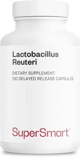 Vista 9 de Supersmart - Lactobacillus Reuteri 5 Billion CFU per Day - Probiotic Supplement Non-GMO & Gluten Free - 60 DR Capsules