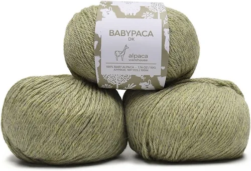 Vista 63 de Juego de 6 madejas de 100% lana de alpaca bebé (10.58 oz) de peso DK, fabricadas en Perú, celestial suave y perfecto para tejer y hacer ganchillo