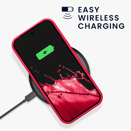 Vista 507 de kwmobile Funda Compatible con Google Pixel 6 Pro - Funda de teléfono de silicona TPU con acabado suave - Azul Arrecife