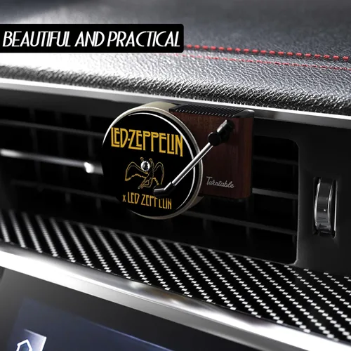 Vista 4 de Maicican Clip de ventilación personalizable para ambientador de automóvil, 12 unidades, cubierta de álbum de cantante pop, forma de tocadiscos