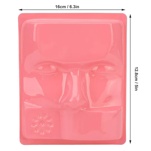 Vista 5 de Kit de extensión de pestañas de 10 piezas, bandeja de práctica de extensión de pestañas 3 en 1, bandeja de cabeza de maniquí de pestañas