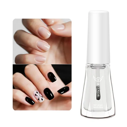 Vista 9 de Esmalte de uñas negro, esmalte de uñas de secado rápido, sin rayas, esmalte de uñas de larga duración para uñas de boda de otoño, manicura acogedora