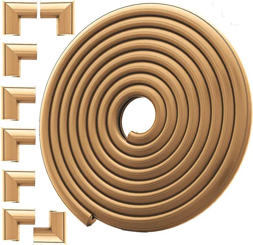 Vista 8 de Protector de esquinas y bordes a prueba de bebés de 8.2 pies (borde grande de 7.5 pies + 4 protectores de esquinas), parachoques a prueba de bebés