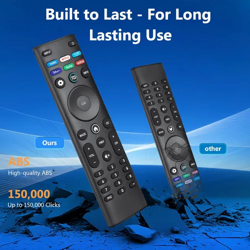 Vista 6 de Mando a distancia de repuesto para VIZIO All LED LCD HD 4K UHD HDR Smartcast 3D Smart TVs XRT140 Universal TV Remote XRT136 Reemplazo para Vizio