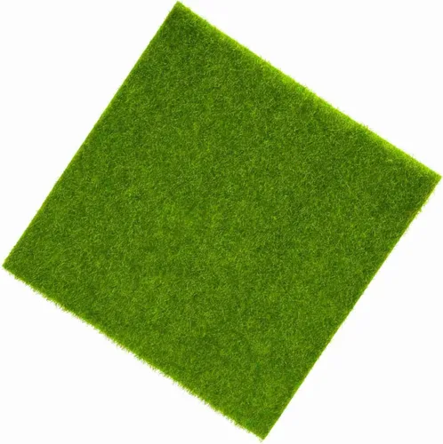 Vista 5 de MAVIS LAVEN Césped artificial, decoración de césped, adorno de jardín sintético en miniatura, maceta para manualidades, césped artificial