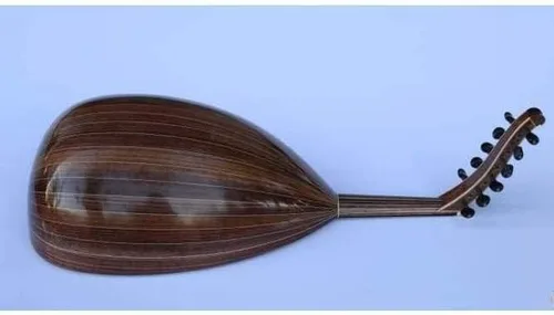 Vista 5 de Instrumento musical de cuerda de Oud árabe de nogal hecho a mano profesional A5