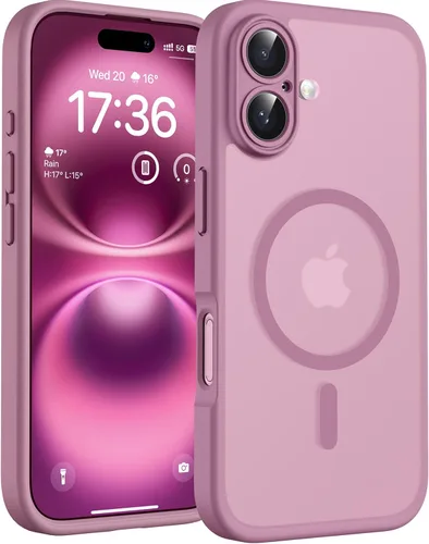 Vista 32 de TOCOL Funda para iPhone 11, compatible con Magsafe, protección completa de cámara, imanes integrados, protección contra caídas, funda translúcida