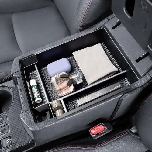 EDBETOS Bandeja organizadora de consola central de tamaño completo compatible con accesorios Toyota 4Runner 2010-2020 2021 2022 2023 2024, caja de