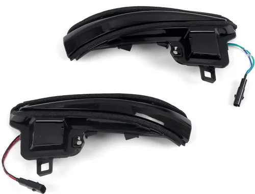 Vista 5 de HIGH FLYING - Accesorios para auto: espejos laterales LED, luces de señal de giro dinámicas y secuenciales con apagón, tira indicadora, 2 piezas/par