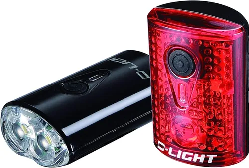 Juego de luces LED recargables USB para bicicletas, delantero/trasero