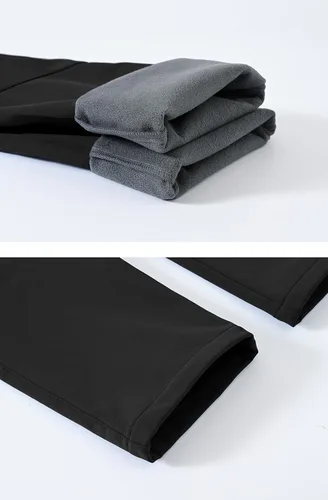 Vista 7 de YSENTO Pantalones de esquí de nieve impermeables con forro polar para mujer, con aislamiento softshell para senderismo y montaña