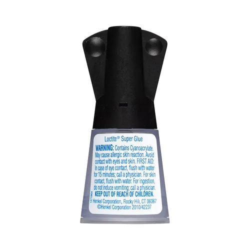 Vista 2 de Loctite Super Glue Brush On Líquido, Transparente, Botella de 0.17 fl oz, 1 Paquete - Superpegamento para Cuero, Madera, Metal, Manualidades