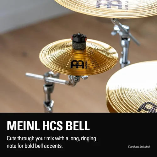 Vista 3 de Meinl 20,3 cm Campana - HCS Acabado Tradicional de Latón para Set de Batería, Fabricado en Alemania, GARANTÍA DE 2 AÑOS (HCS8B)