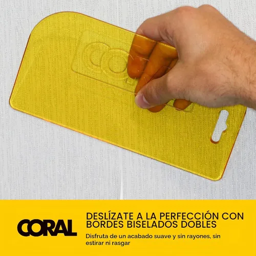 Vista 7 de CORAL Paperwiz 69500 - Papel tapiz 3 en 1, herramienta de alisado de costuras lisas y recortes, papel de pared, kit de aplicación más suave