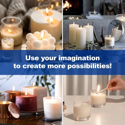 Vista 5 de IeBilif Derretidor de cera para hacer velas, 5 cuartos de galón/10 libras de cera eléctrica con mango resistente al calor, fácil de verter