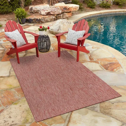 Vista 22 de Rugs.com Outdoor Solid Collection - Alfombra de pelo plano beige de 2 x 3 pulgadas, perfecta para entradas, cocinas, rincones de desayuno, piezas