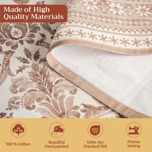 Vista 881 de Maison d' Hermine Delantales para mujer con bolsillo, 100% algodón (27.50 x 31.50 pulgadas)