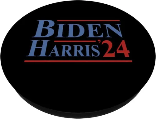 Vista 2 de Joe Biden President Kamala Harris 2024 Presidential Election PopSockets Swappable PopGrip