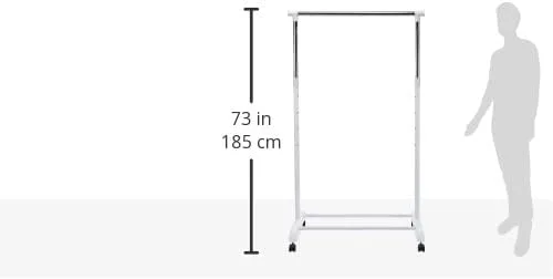 Vista 6 de Estante ajustable para prendas de Whitmor, 6024-3539, colección blanca