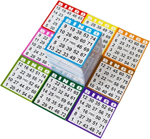 Vista 7 de SEETOOOGAMES Tarjetas de papel para juego de bingo – 1 Tarjeta – 100 libros de 5 hojas